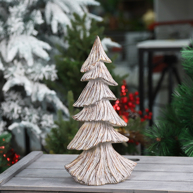 Redeco Hot Sale Customizable Christmas Tree Product Resin Gift Popular Christmas Crafts For Gifts Home Decorations