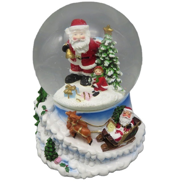 New product resin craft resin snow globe for gift