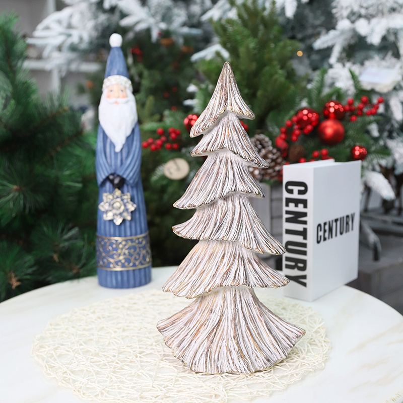 Redeco Hot Sale Customizable Christmas Tree Product Resin Gift Popular Christmas Crafts For Gifts Home Decorations