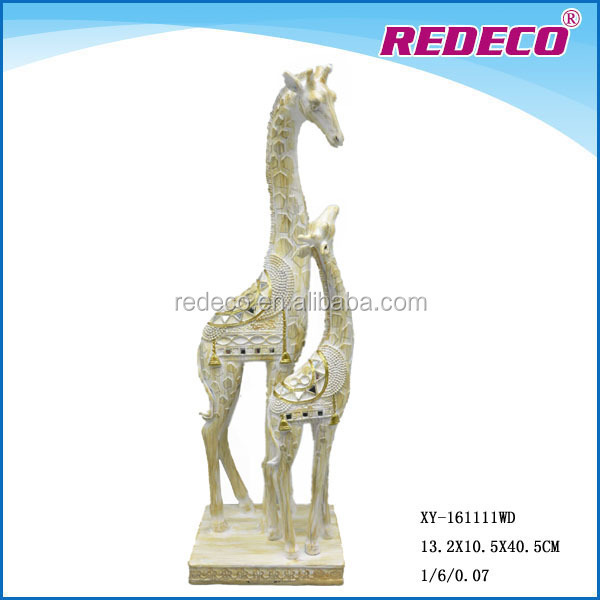 Life Size Tall Animal Giraffe Statue Resin Giraffe Statue