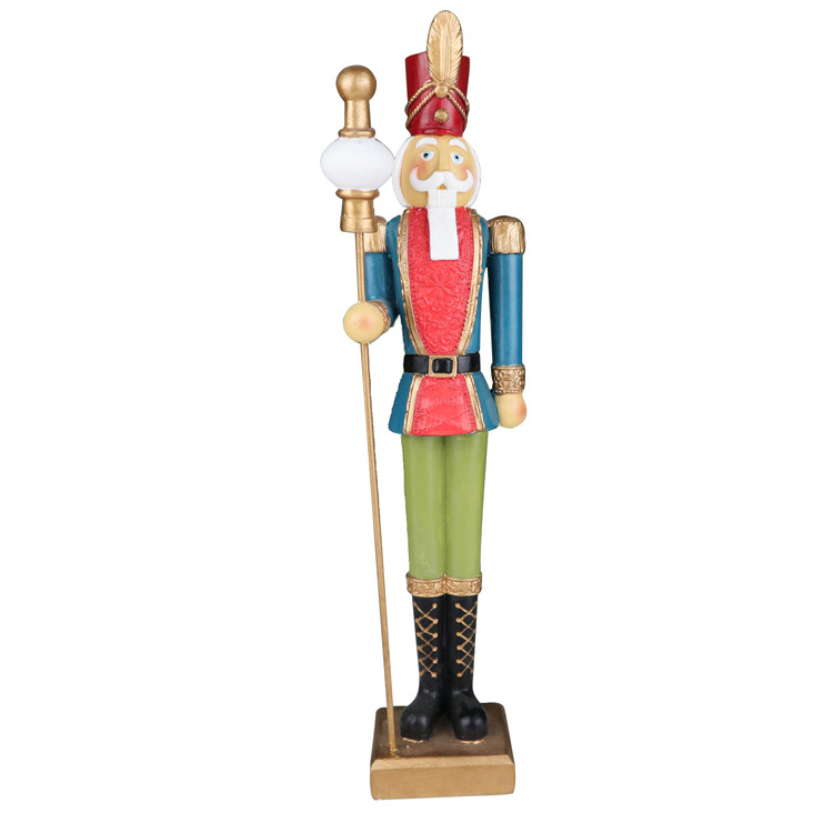 New Creative Christmas Gifts Wooden Nutcracker Crafts Handmade Coloured Drawing or Pattern Nutcracker