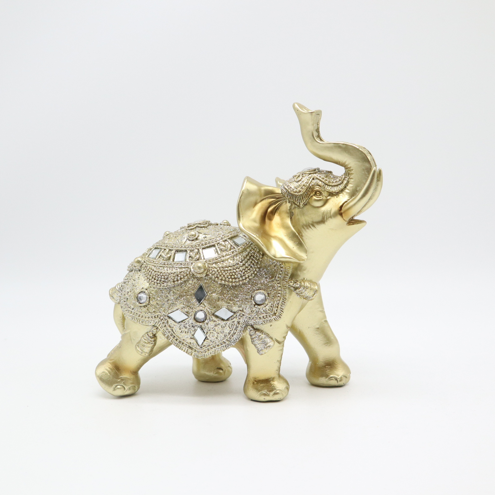 Artificial Lucky Resin Figurine Figurine Decoration Resin Craft Elephant Statues For Home Decor