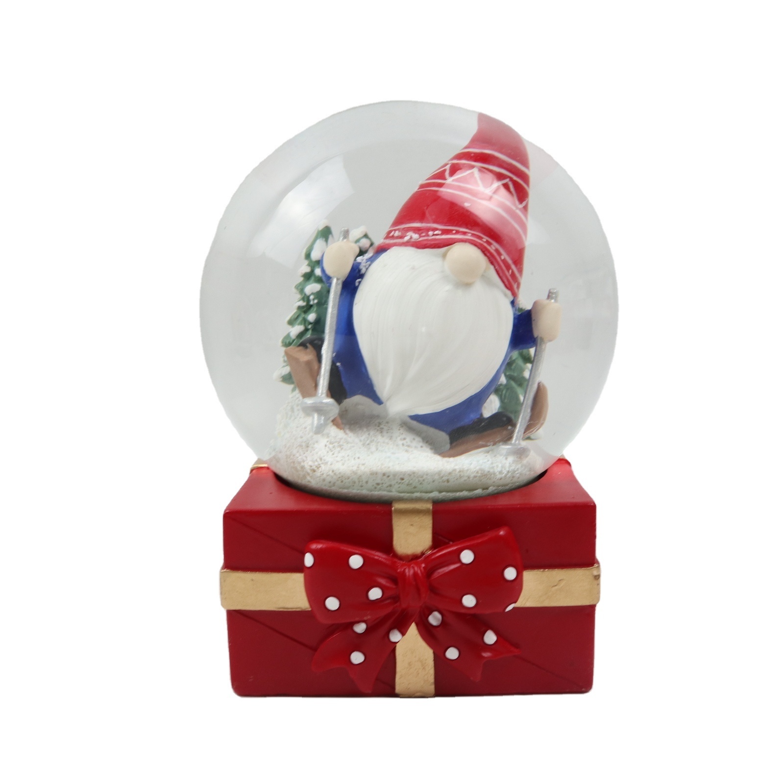 Resin Souvenir Snow Globe Christmas Snow Ball For Home Decoration