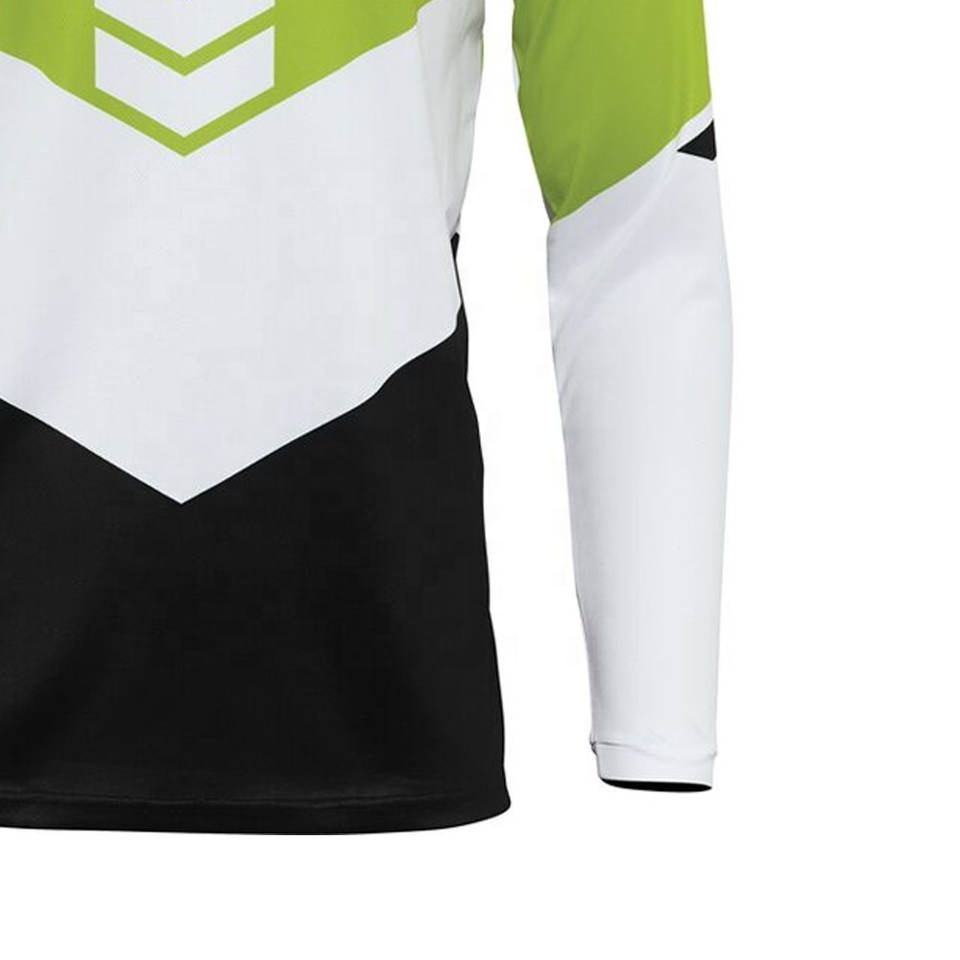 Custom Made Blank Motocross Jerseys Long Sleeve Team Dirt Bike Motorcycle MTB Shirt  sublimation motocross jersey