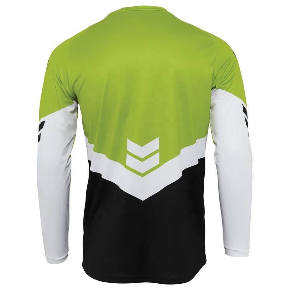 Custom Made Blank Motocross Jerseys Long Sleeve Team Dirt Bike Motorcycle MTB Shirt  sublimation motocross jersey