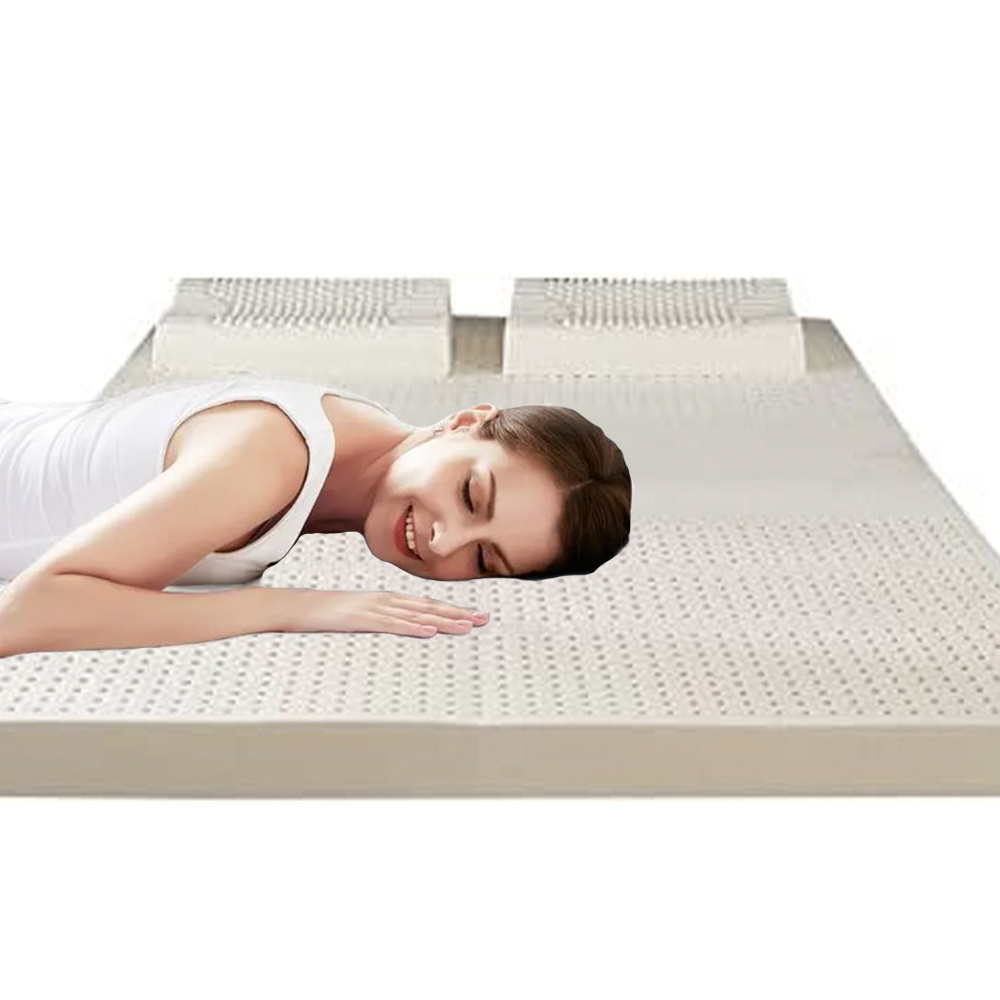 Wholesale Queen Size Full Body Massage Latex Bed Mattress Custom Logo Compressed Roll Packaging Memory Foam for Bedroom