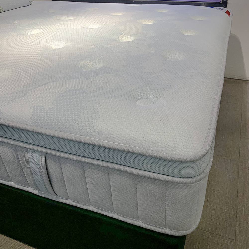 high end single bed size massage mattress Bekaert fabric orthopedic innerspring pocket 1.8 2.0 coil mattresses