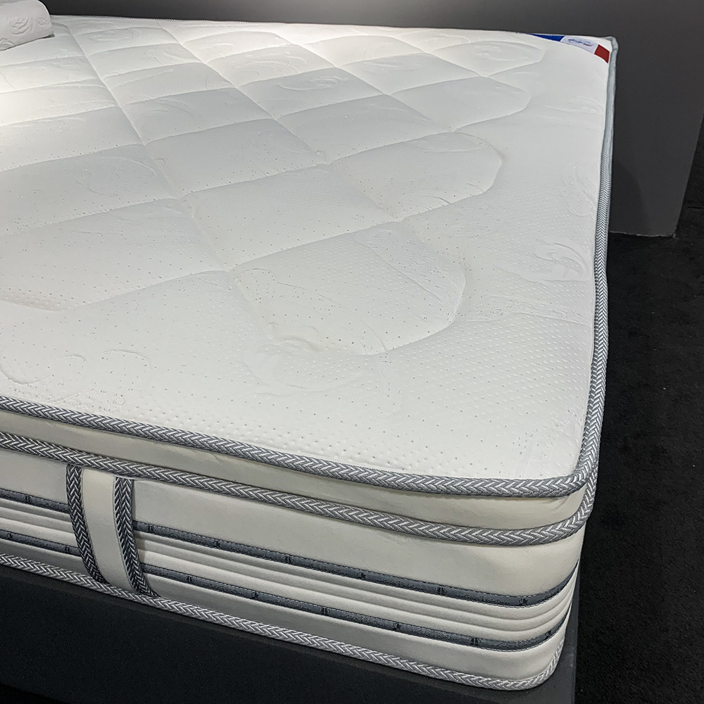 Reden Twin size gel memory foam high quality full coil bonnel spring firm mattress massage hybrid pocket spring mattress