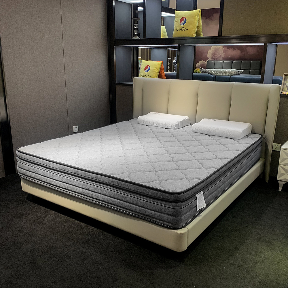 High-Density Gel Memory Rebonded Foam Bed Topper with Pocket Spring Comfortable Queen Double Full King Mattresses Hospital Use