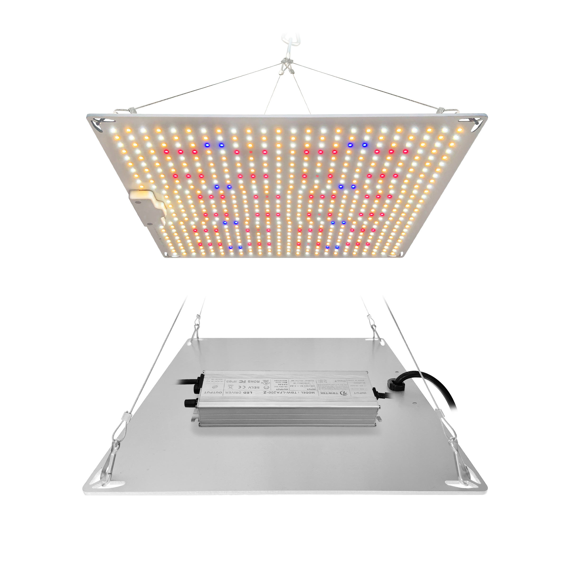 Redfarm 240w 3000k Samsung lm301h Adjustable Spectrum Board Growing 120w Led Grow Light 2x4 Full Spectrum