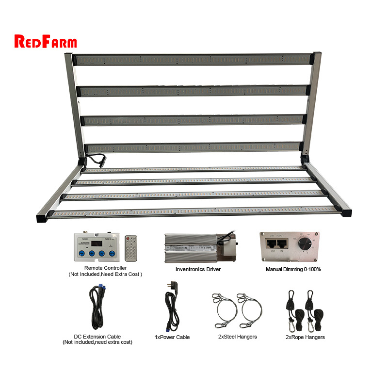 RedFarm Led Samsung ETL Intertek Commercial Foldable Led Grow Light 600w Led Grow Light Full Spectrum