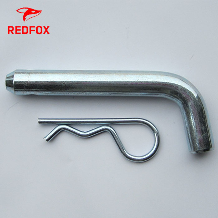 REDFOX Custom bent hitch pin locking pins with clips 5/8 inch diameter Cold Draw Steel 0.45 lbs hitch locking pins