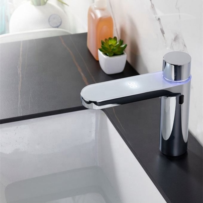 Redge - Bathroom Automatic  Smart  Infrared basin mixer Faucet Touch Sensor Water Faucet with WIFI function