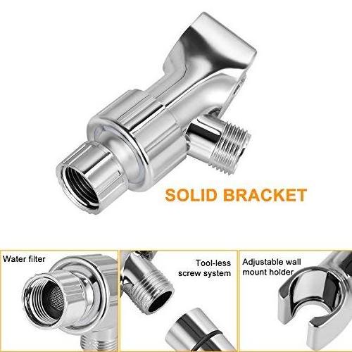 ABS plastic adjustable shower head holder wall bracket Hand Shower Bracket to slide up and wall bracket install on the wall