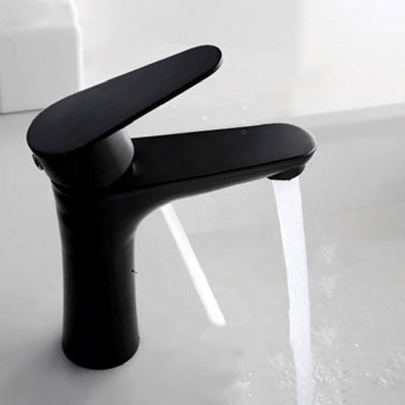 Redge- 304 stainless steel hot cold faucet matte black health water sink bathroom basin faucet