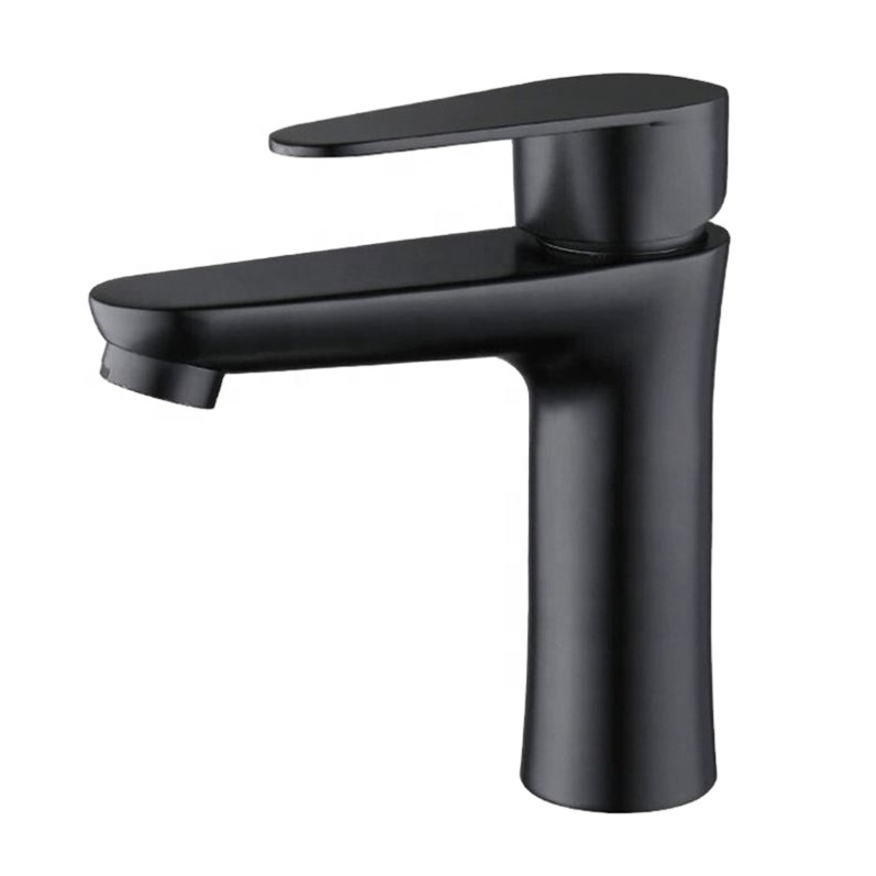 Redge- 304 stainless steel hot cold faucet matte black health water sink bathroom basin faucet