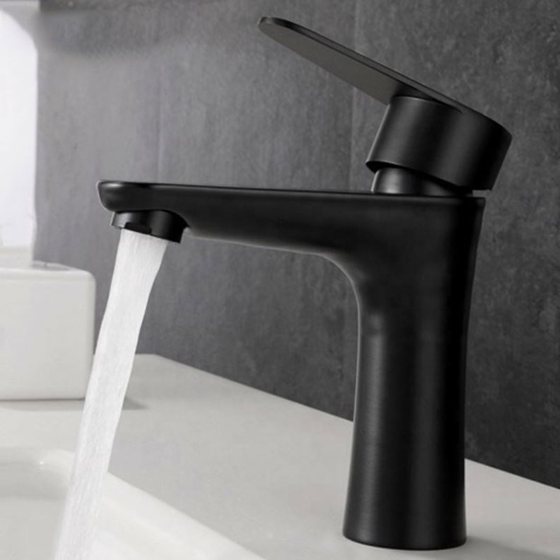 Redge- 304 stainless steel hot cold faucet matte black health water sink bathroom basin faucet