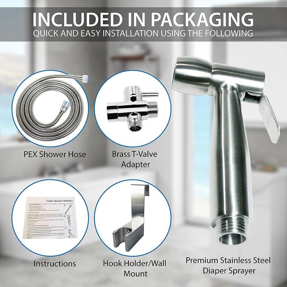 Redge - Handheld Bidet Sprayer Kit Toilet Cloth Diaper Sprayer bathroom accessories shower