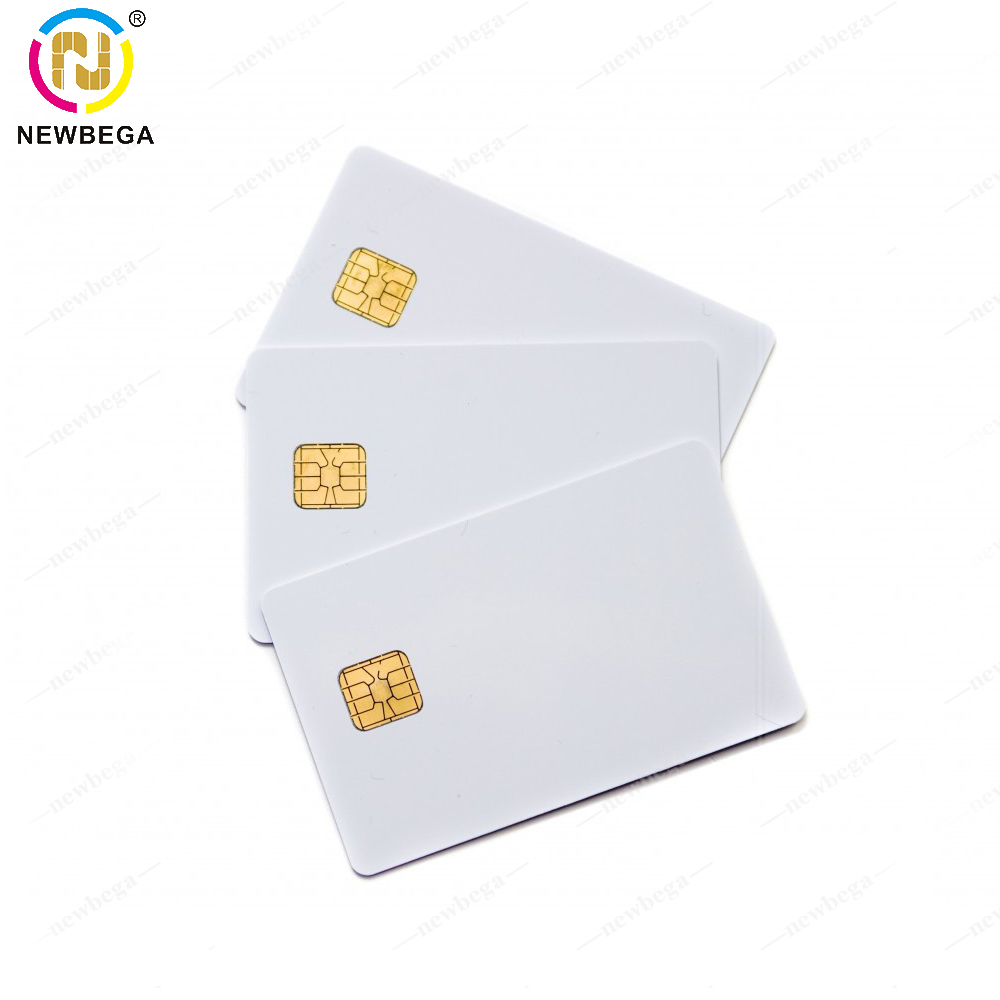 Printable CR80 smart RFID chip PET PVC Plastic Blank ID card with chips gift card for Inkjet printer