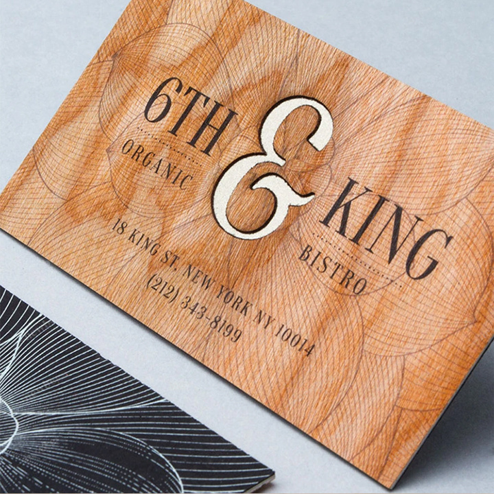 Wholesale 13.56mhz High Quality Custom Waterproof Carving NFC Business Wooden Cards