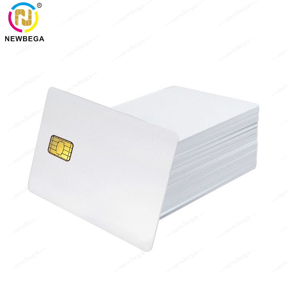 Printable CR80 smart RFID chip PET PVC Plastic Blank ID card with chips gift card for Inkjet printer