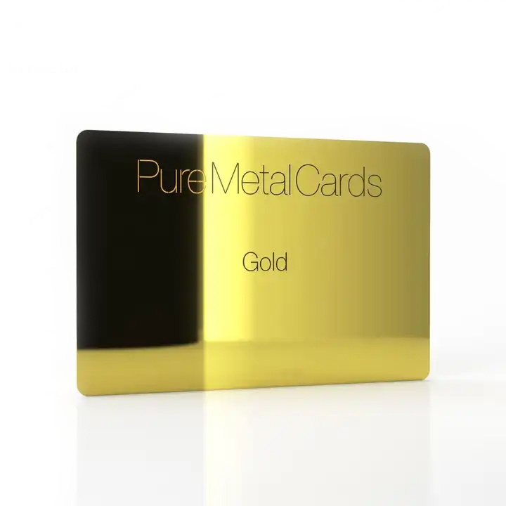 NFC Metal Business Card Blank Custom Iso 14443 RFID Metal NFC Blank Business Luxury Card