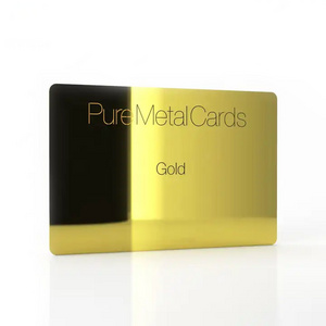 NFC Metal Business Card Blank Custom Iso 14443 RFID Metal NFC Blank Business Luxury Card