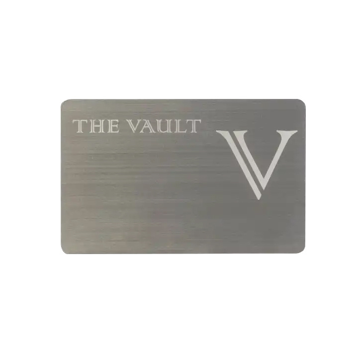 Custom metal business cardss NFC sublimation gold laser engraving cards size blank business cards