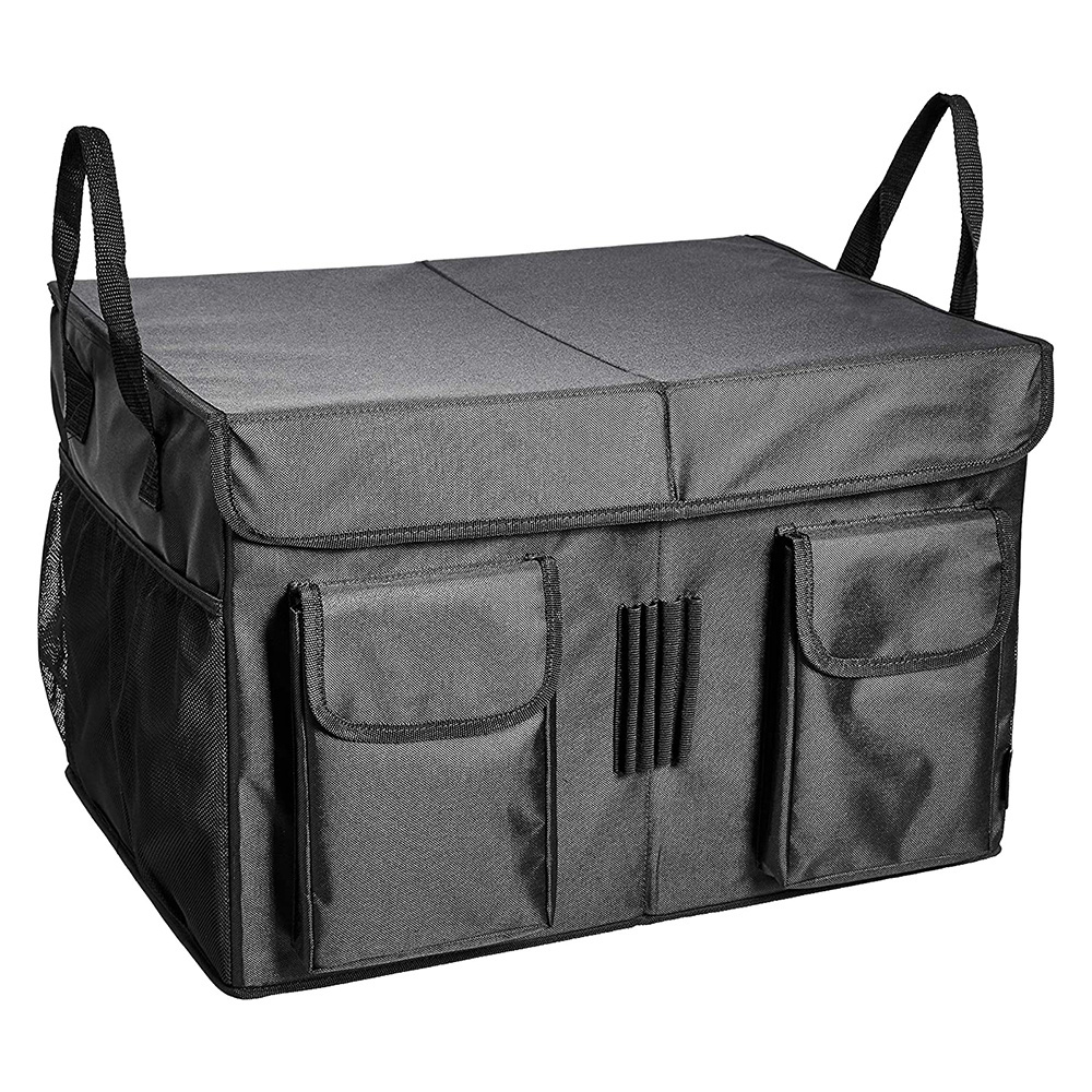 Backseat SUV Trunk Organizer Foldable Car Back Seat Trunk Storage