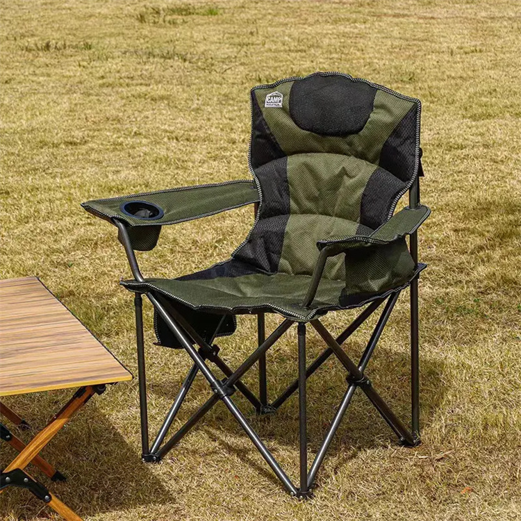 Portable Outdoor Lounge Chairs Thickened Oxford Cloth Comfortable Fishing Camping Folding Chair