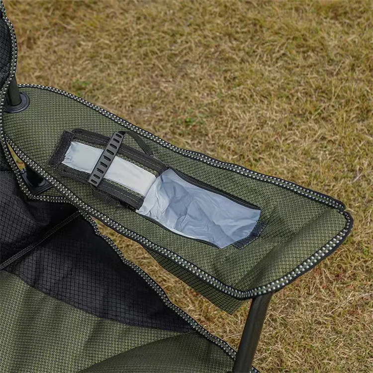 Portable Outdoor Lounge Chairs Thickened Oxford Cloth Comfortable Fishing Camping Folding Chair