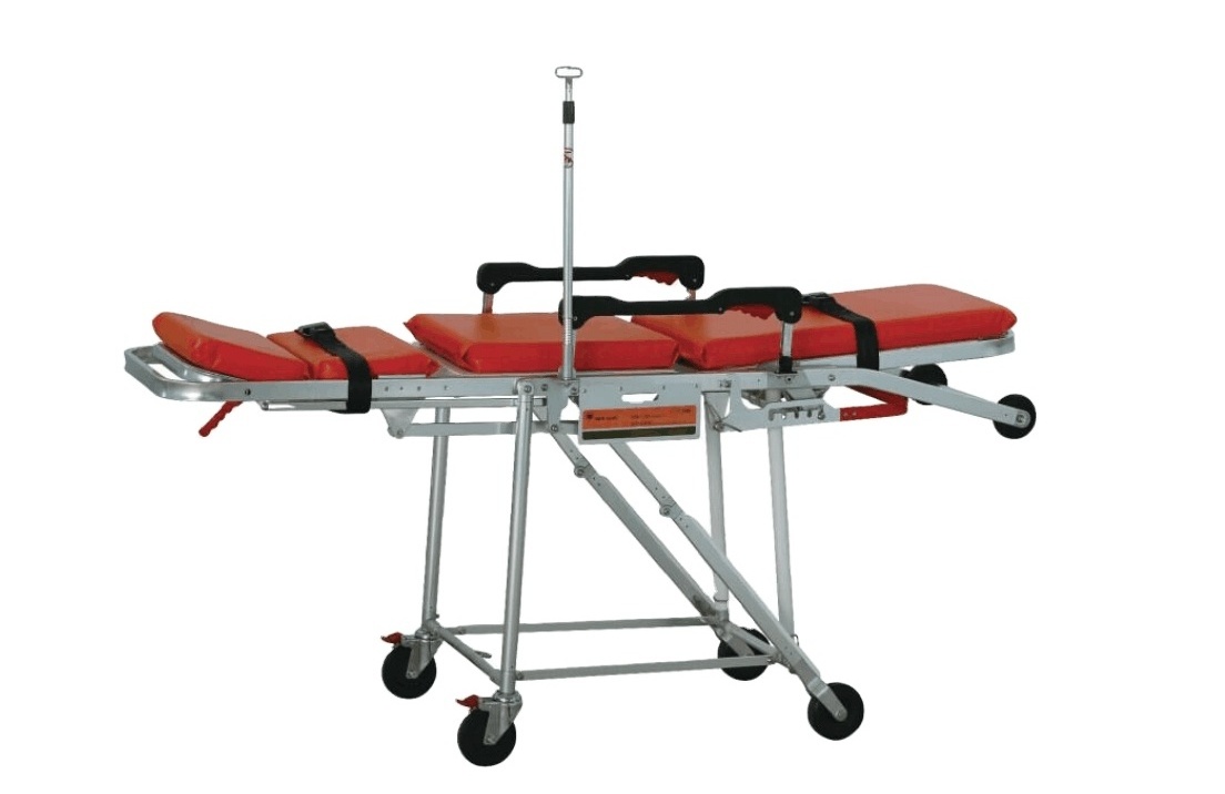 Ambulance stretcher chair used in elevator stretcher for ambulance car