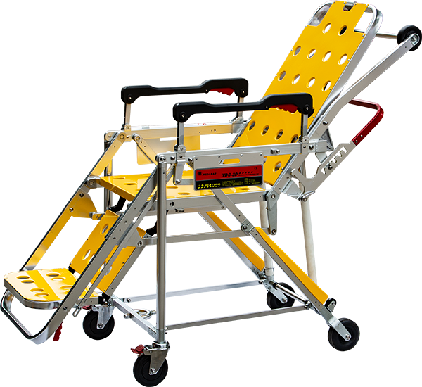 Ambulance stretcher chair used in elevator stretcher for ambulance car