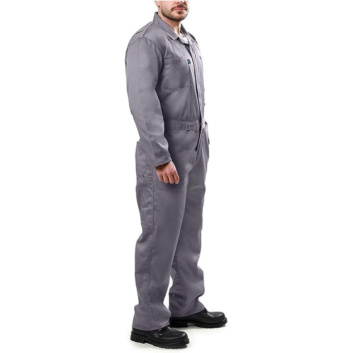 Work Clothes Wearable Twill Coverall Two Tone Boiler Suit Oem Service High Visibility Reflective Cotton Safety Workwear