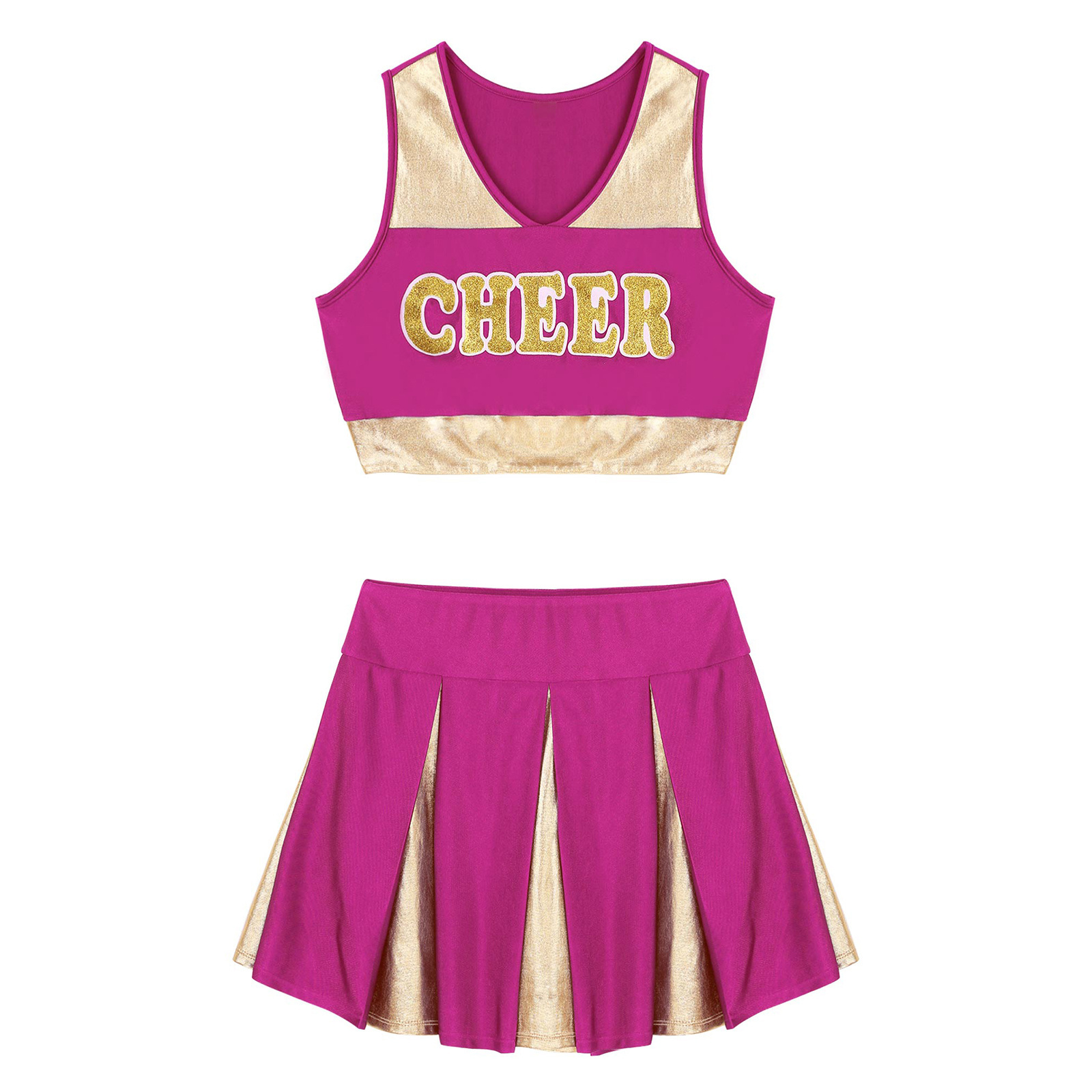 Womens Musical Uniform Fancy Dress Costume Complete Outfit High Quality Cheerleading Uniform Cheerleader