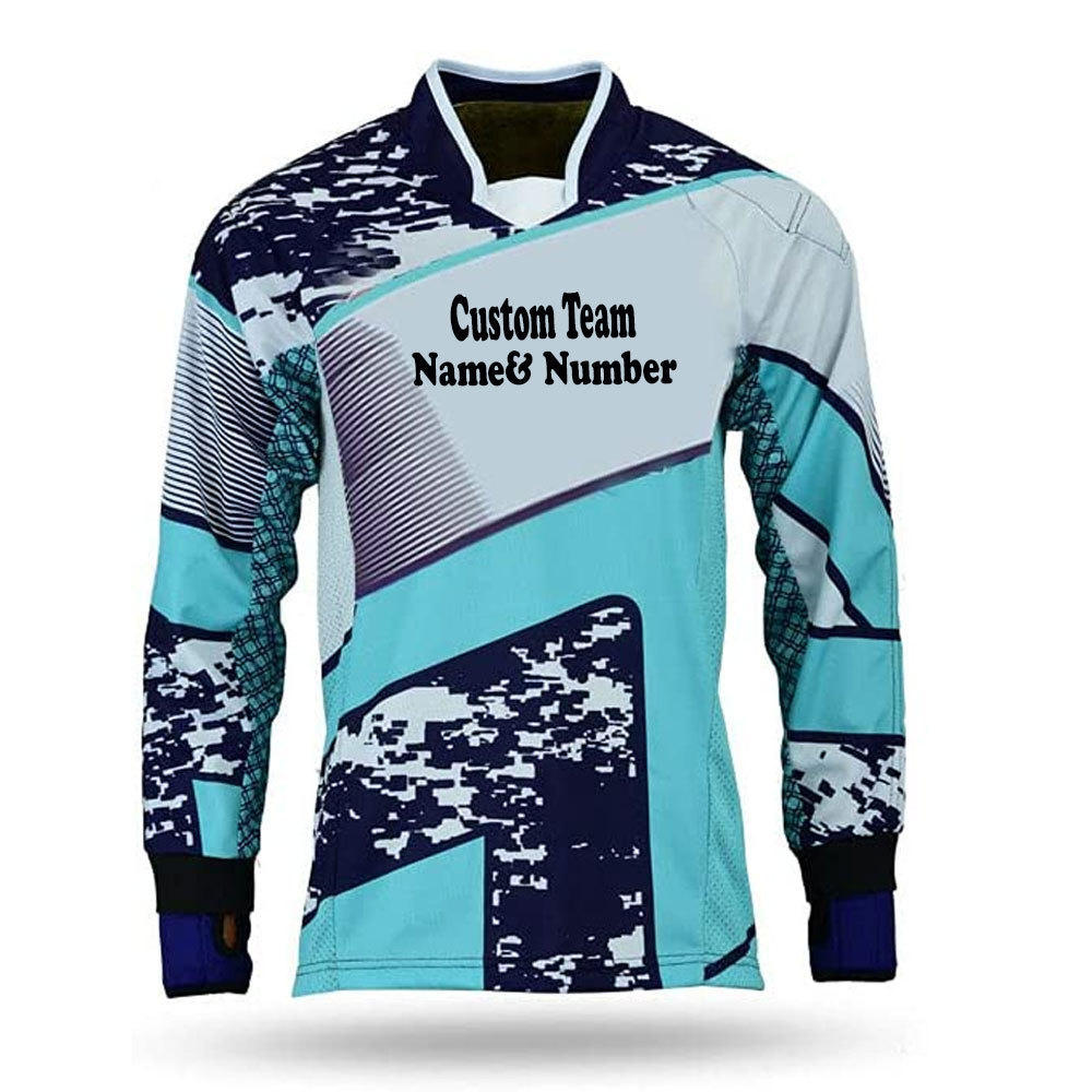 2023 Stretch Ribbed Cuffs Providing Slim Athletic Fit for Maximum Comfort Custom Sublimation Paintball Jersey for Men