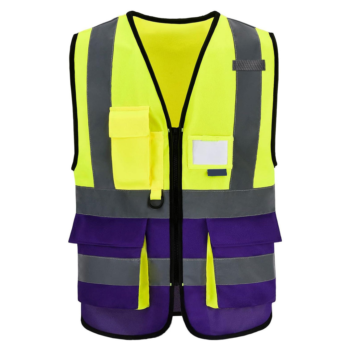 High Visibility Reflective Security Safety Vest Safety Clothing Reflective Cotton Nylon Breathable Work Breathable Safety Vest