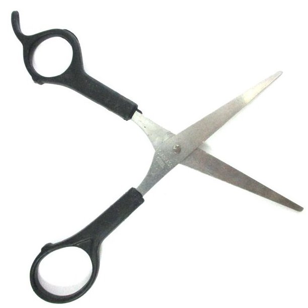 5 Inches Professional Hair Cutting Scissors Barber Salon Shears Hairdressing with Plastic Handles and Steel Blade