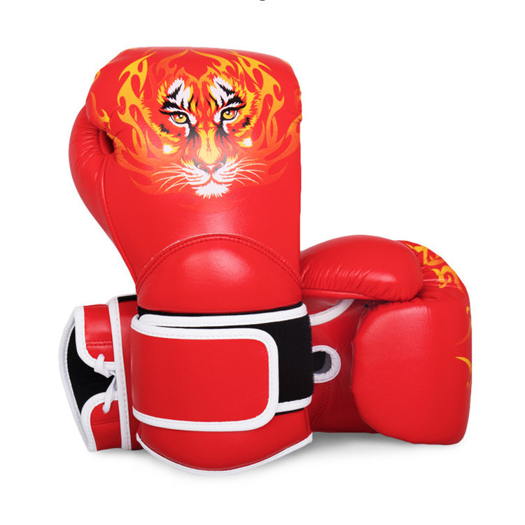 Fight Training Comfortable Professional Custom Logo Boxing Gloves Comfortable Men Boxing Punching Gloves