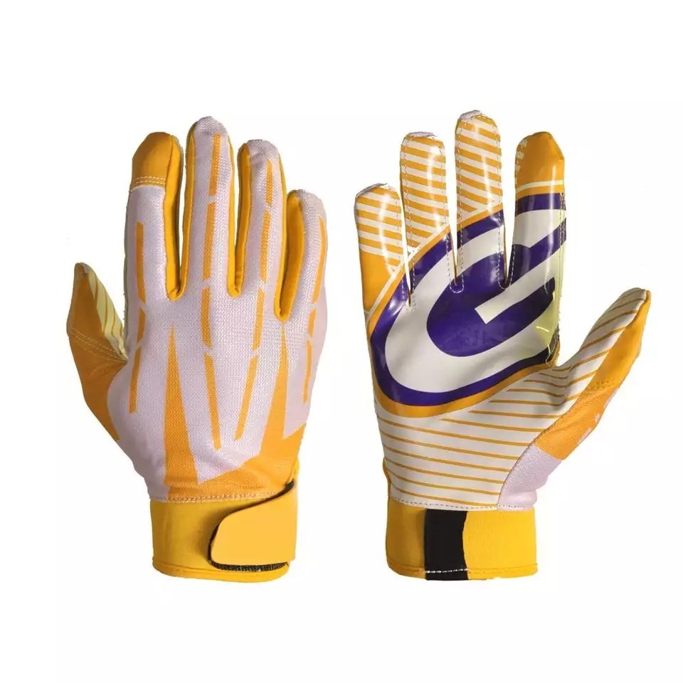 OEM Mens American Football Gloves Wholesale Factory Price High Quality American Football Gloves