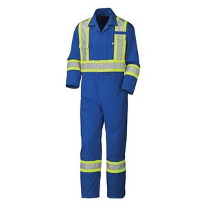 Reflective Safety Pants with High Visibility Industrial Protection Wear Cotton Polyester Work Suit Lightweight and Comfortable