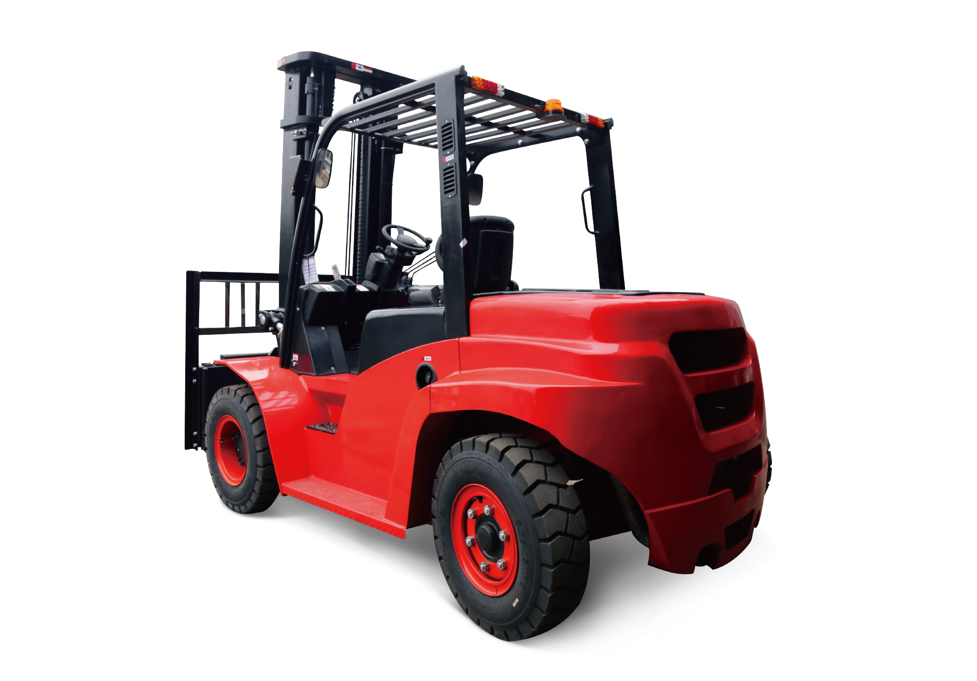 REDLIFT 7ton forklift with Diesel power Chinese heavy forklift with capacity 7000kg great power