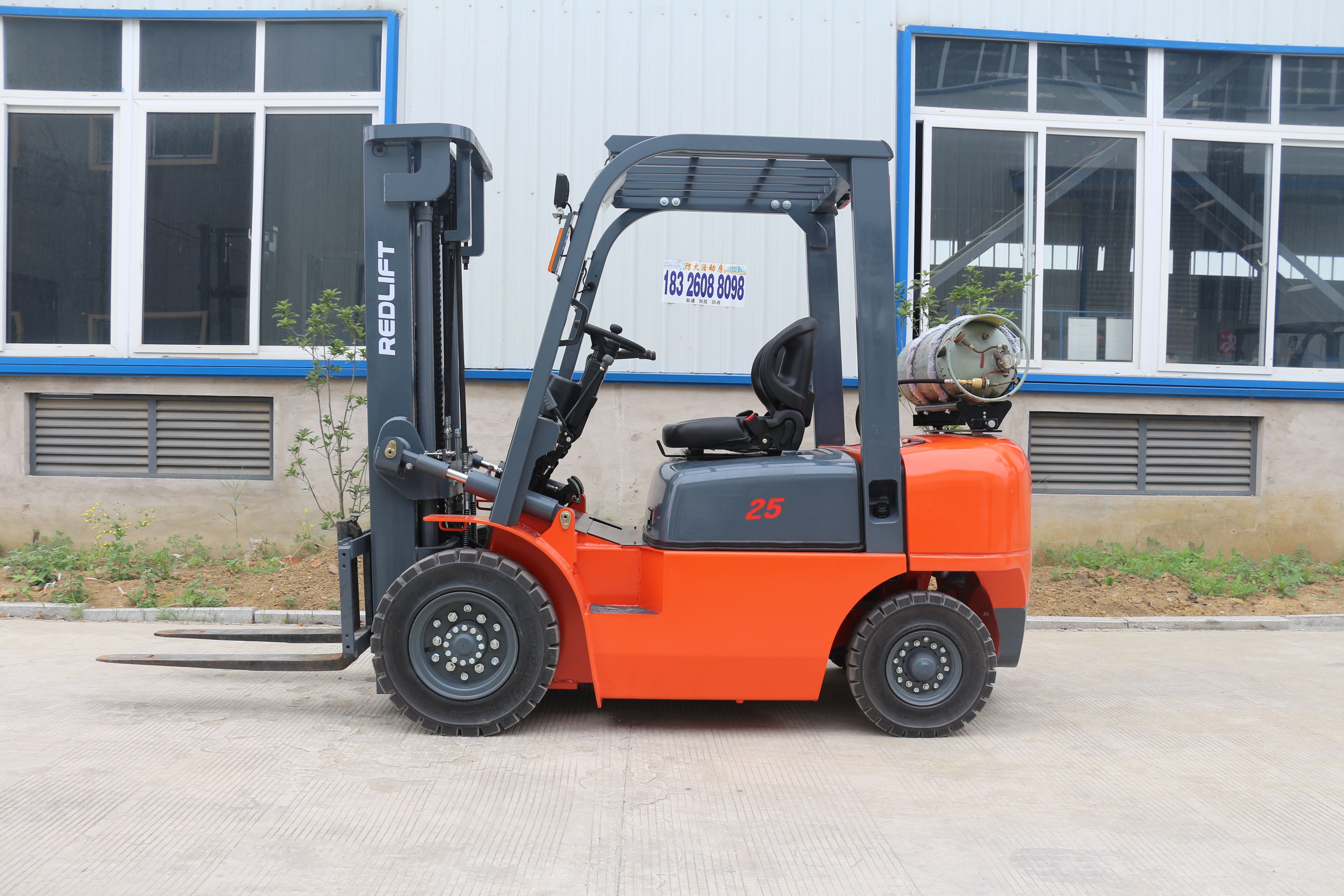 Gasoline/LPG Forklift 1.5ton, 2.0ton, 2.5ton, 3.0ton, 3.5ton Capacity Fork Lift Countbalance forlift truck