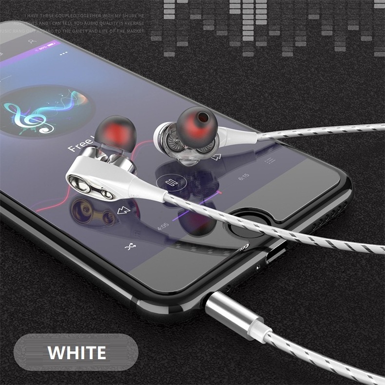 High Quality 4D Sport Wired Mobile Phone In Ear Monitor Headphones