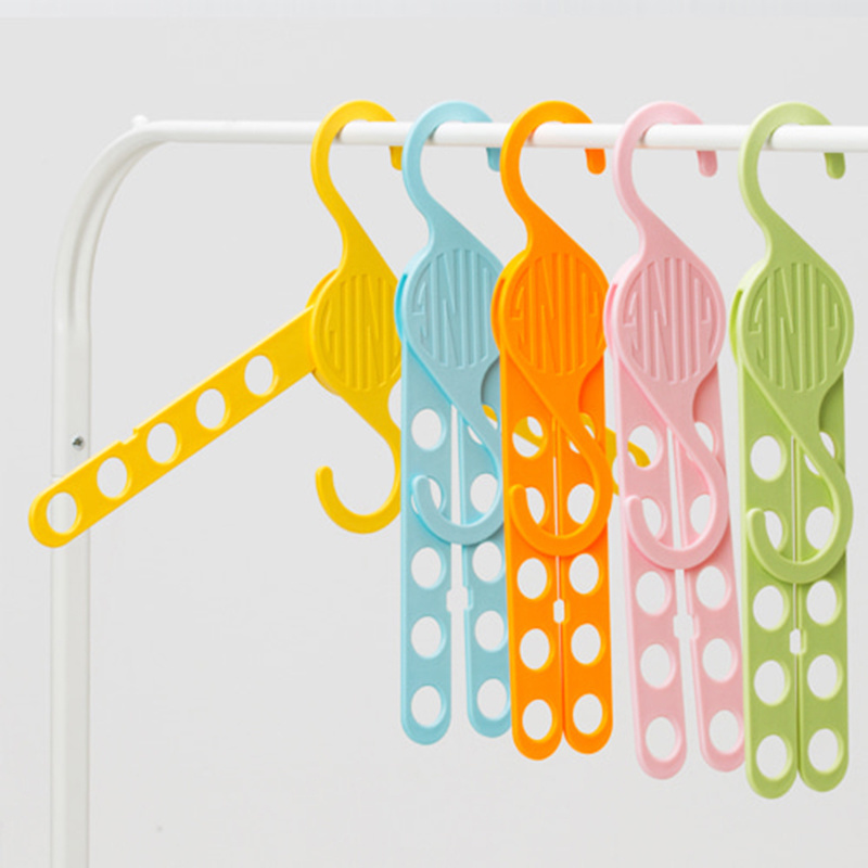 Travel Foldable Cloth Hanger wonder magic multiple use Adjustable hangers magic hangers for clothes