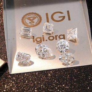 Lab grown diamond machine cut for diamond ring diamond necklace pendant making with IGI certified from China manufacturer