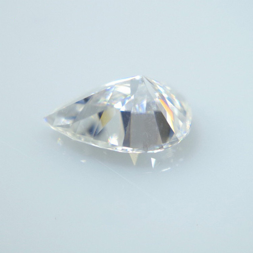 DEF color VVS calrity moissnaite diamond Pear brilliant shape cutting moissanite Loose moissanite price per carat