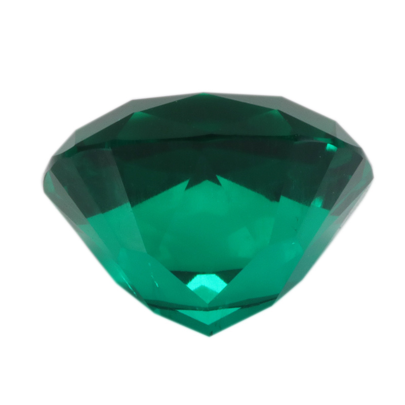 Synthetic Emerald Stone China Factory Directly Sale Cushion Cut Colombia Lab Grown Emerald Stone Price Per Carat