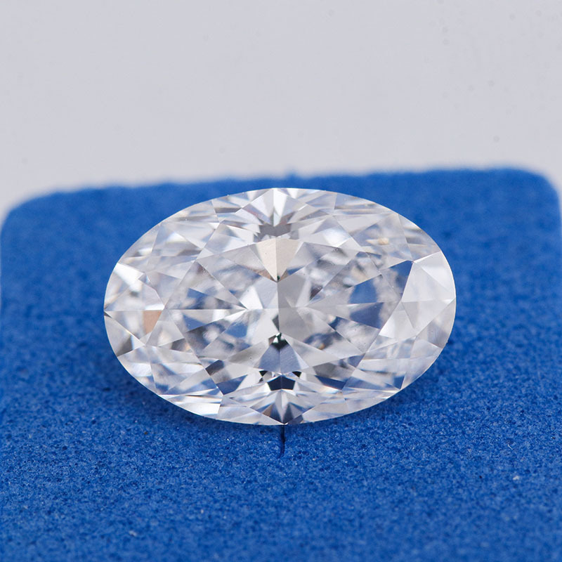 CVD/HPHT oval diamond 0.8ct 1ct 1.2ct 1.5ct 2ct DEF VS lab grown diamonds synthetic diamond from china