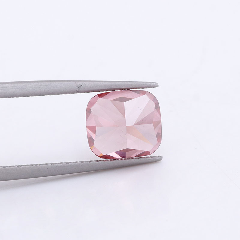 Low Price 3.19carat Hpht Cvd Fancy Pink Elongated Cushion Cut Lab Grown Loose Diamonds Synthetic Diamond Factory Wholesale